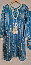 Load image into Gallery viewer, PAKISTANI dress, Party wear Salwar Kameez-teal
