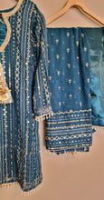 Load image into Gallery viewer, PAKISTANI dress, Party wear Salwar Kameez-teal
