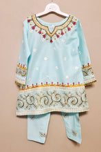 Load image into Gallery viewer, kids pakistani clothes, indian dress girls afghan dress kids afghan suit kids shalwar kameez,  Pakistani girls salwar suit
