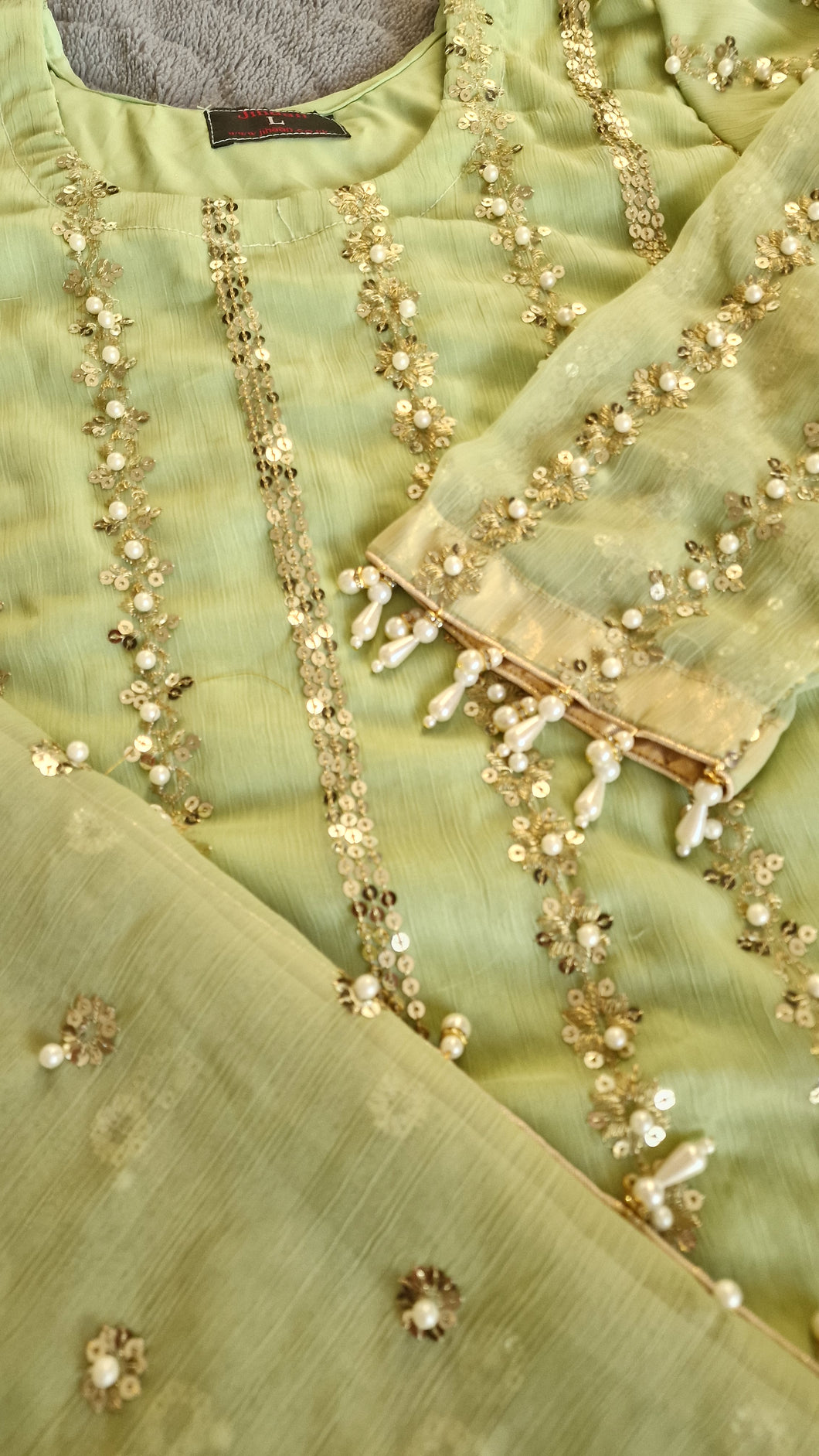 Pearls embellished