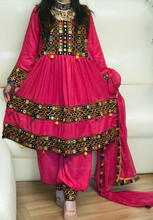 Load image into Gallery viewer, Afghan dress-
