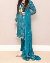 Load image into Gallery viewer, PAKISTANI dress, Party wear Salwar Kameez-teal
