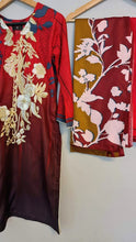 Load image into Gallery viewer, Afghan dress afghani indian dress ethnic tribal dress kuchi dress shalwar kameez mehndi outfit
