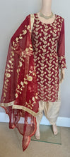 Load image into Gallery viewer, indian dress ethnic tribal dress kuchi dress shalwar kameez mehndi outfit
