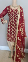 Load image into Gallery viewer, indian dress ethnic tribal dress kuchi dress shalwar kameez mehndi outfit
