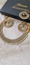 Load image into Gallery viewer, indian jewellery raani haar indian jewellery pakistani jewellery necklace choker kundan bridal sets indian bride salwar kameez sari lehnga
