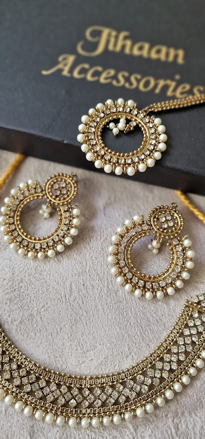 indian jewellery raani haar indian jewellery pakistani jewellery necklace choker kundan bridal sets indian bride salwar kameez sari lehnga