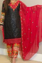 Load image into Gallery viewer, INDIAN DRESS, Shalwar kameez, Pakistani clothes, Ready made, Pakistani suits, Pakistani Dresses, Salwar Kameez, Salwar Suit, Phulkari dress
